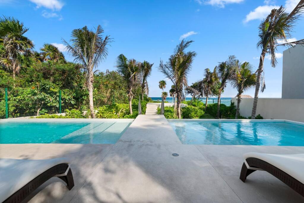 3 Bedroom Luxury Condo Next To Beach & Pools, Ac And Internet Akumal Exterior photo